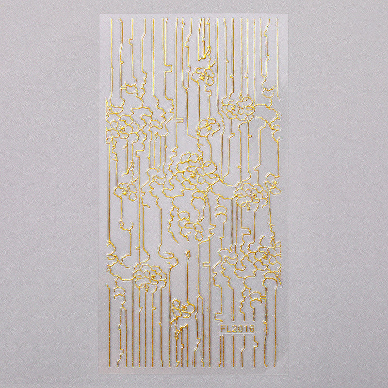 Gold Three-dimensional Applique