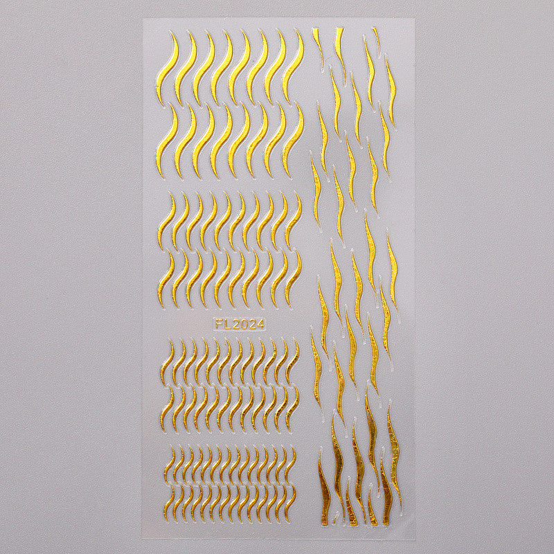 Gold Three-dimensional Applique