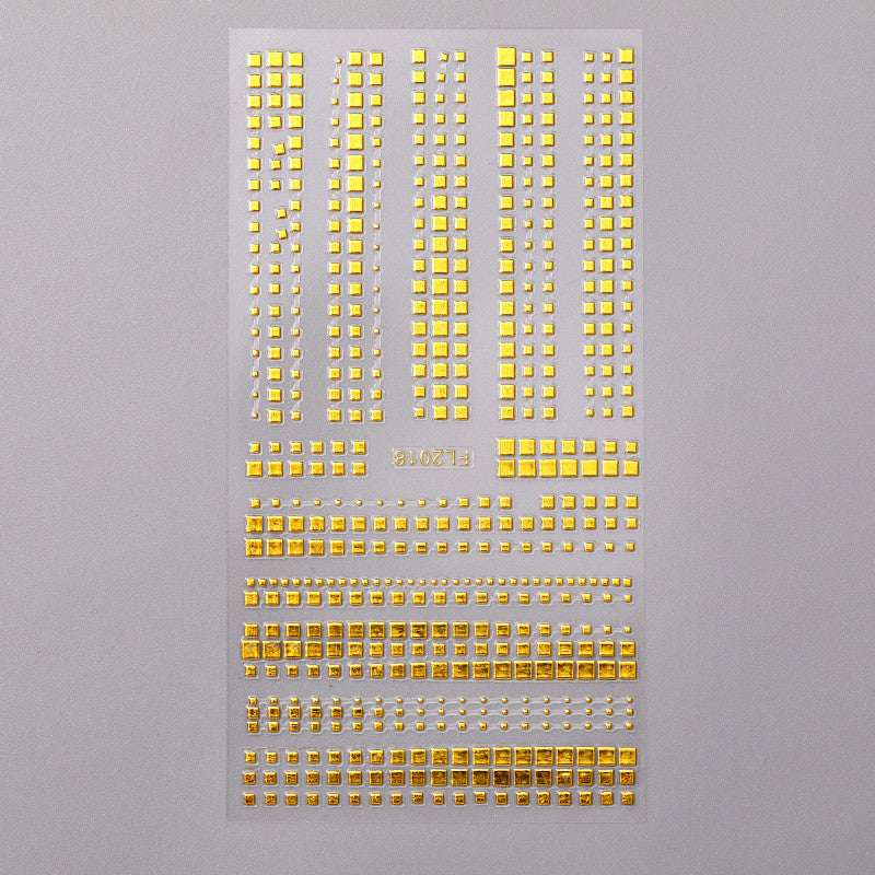 Gold Three-dimensional Applique