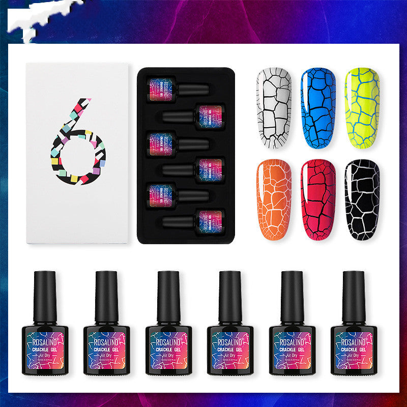 Nail crack glue set 6 colors