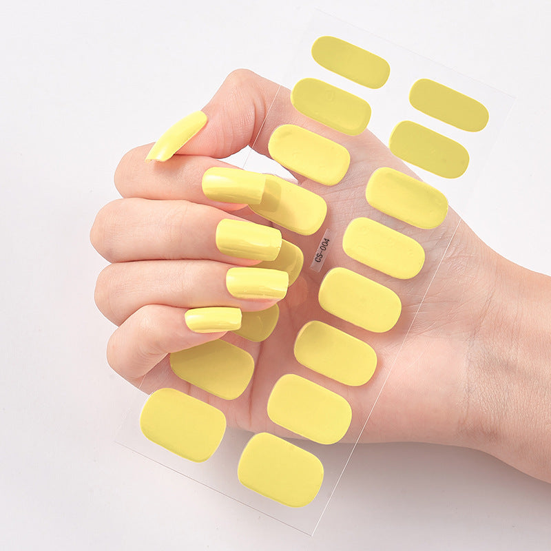 Pure Color 16 Nail Stickers