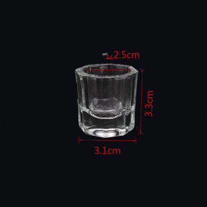 Small Octagonal Crystal Cup Without Cover To Make Special Liquid Cup And Mixing Cup For Crystal Armour