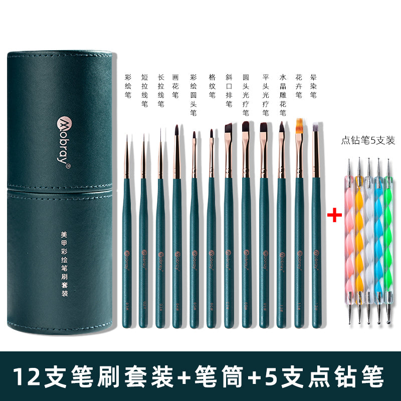 Painted Point Drill And Draw Line Pen Professional Tool Brush