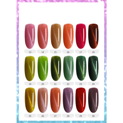 Ice Tou Cat's Eye Glue Nail Polish Glue Set Nail Shop Exclusively For Phototherapy Glue Net Red Popular Color