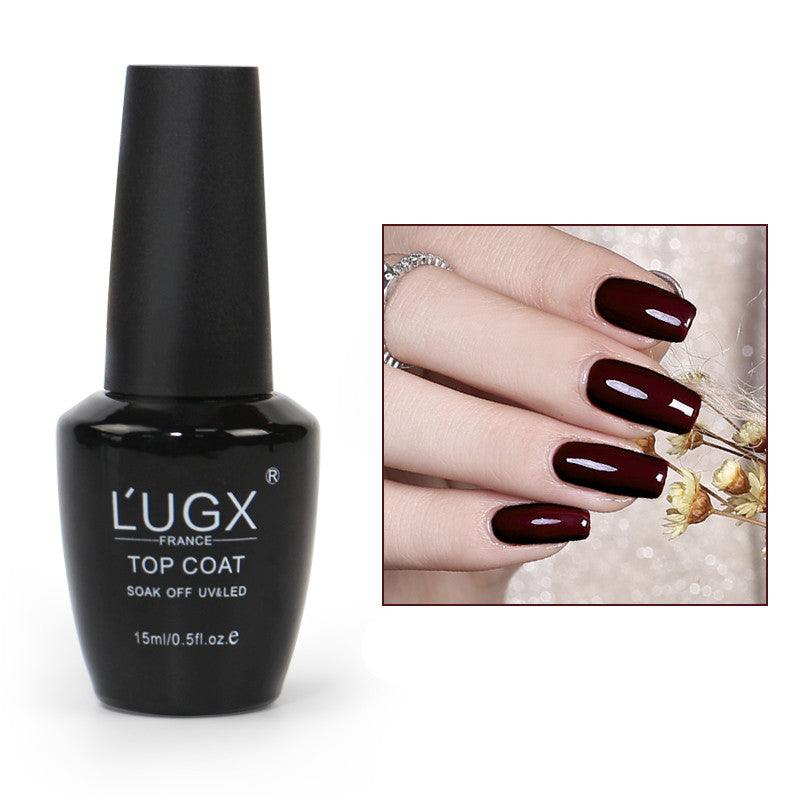 Frosted Sealing Layer Nail Polish Glue New Color Popular Nail Shop Special Phototherapy Nail Polish Small Bottle 15Ml