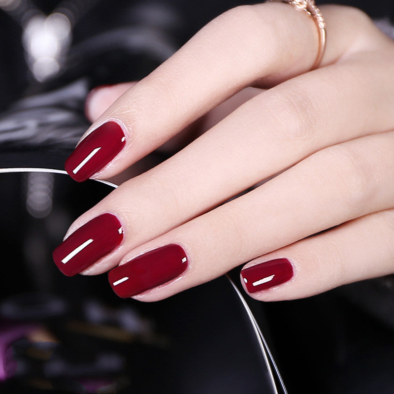 Frosted Sealing Layer Nail Polish Glue New Color Popular Nail Shop Special Phototherapy Nail Polish Small Bottle 15Ml