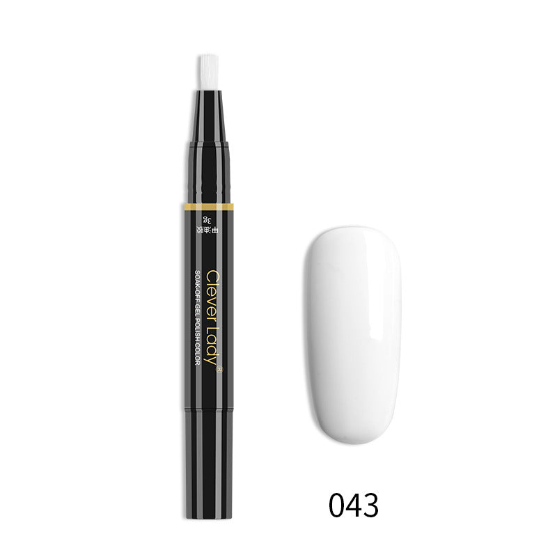 New Style Nail Polish One-Step Glue Nail Polish Glue Three-In-One Nail Polish Pen One-Step Nail Glue