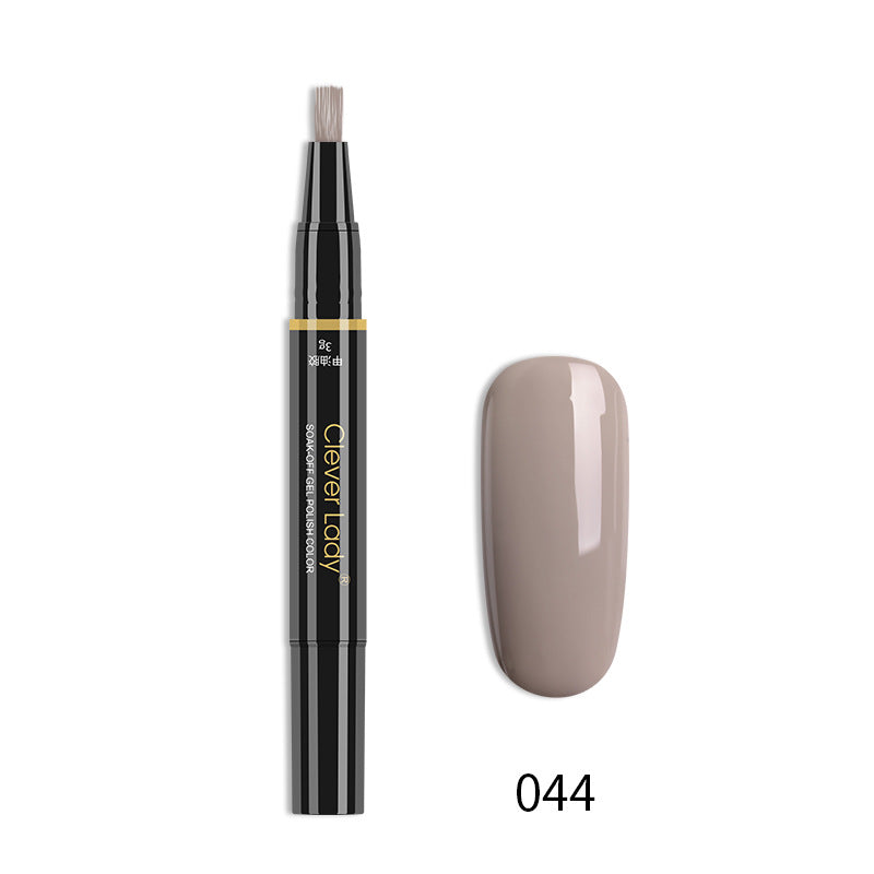 New Style Nail Polish One-Step Glue Nail Polish Glue Three-In-One Nail Polish Pen One-Step Nail Glue