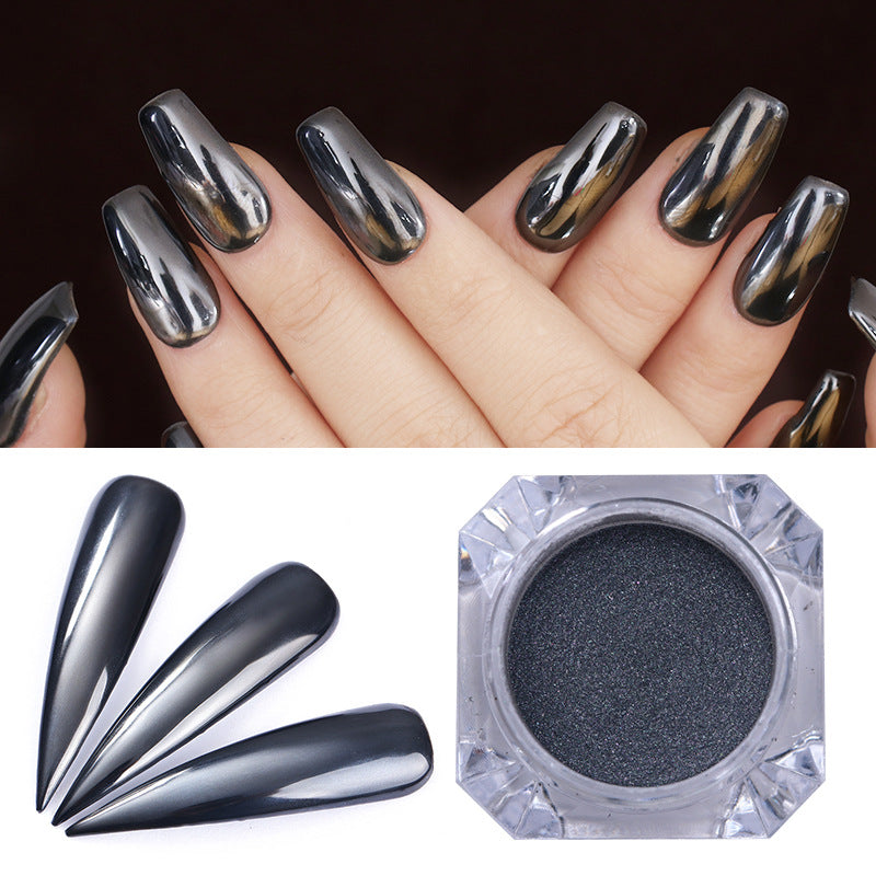 1g Diamond Pure Black  Powder Mirror Glitter