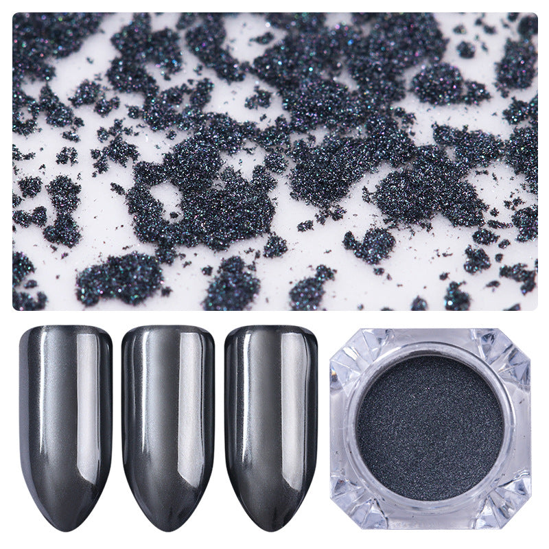 1g Diamond Pure Black  Powder Mirror Glitter