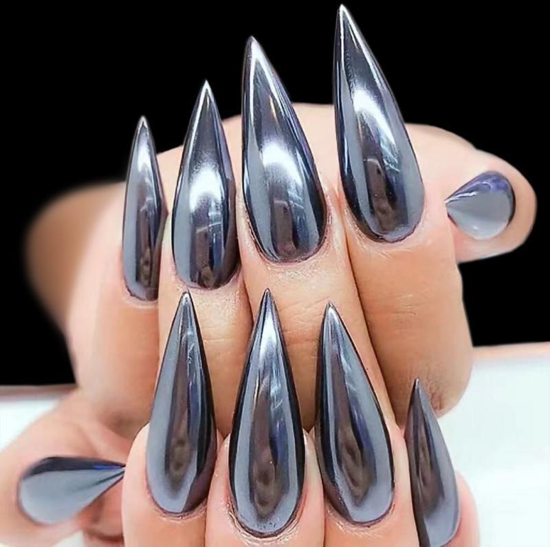 1g Diamond Pure Black  Powder Mirror Glitter