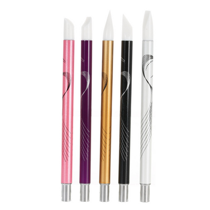 Nail silicone pen engraving hollow pen