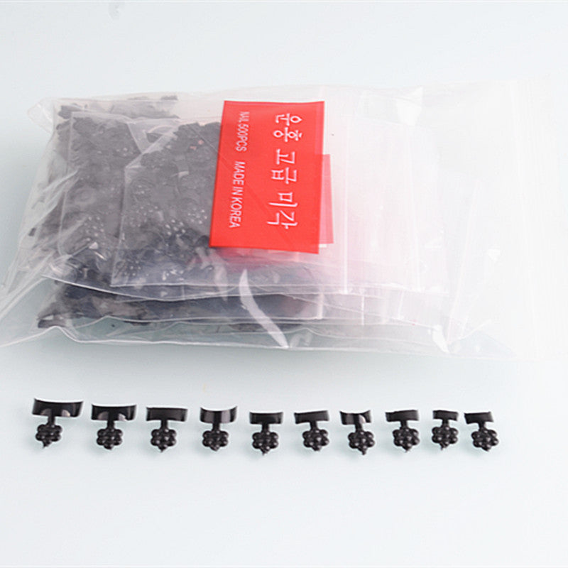 French Porcelain White manicure with crescent