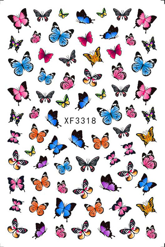 The butterfly sticker