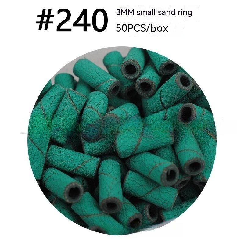 3mm Color Mini Nail Polishing Exfoliating Sand Ring