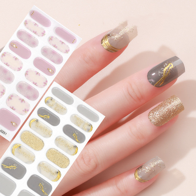 Semi-curing Gel Nail Sticker Gel Beauty