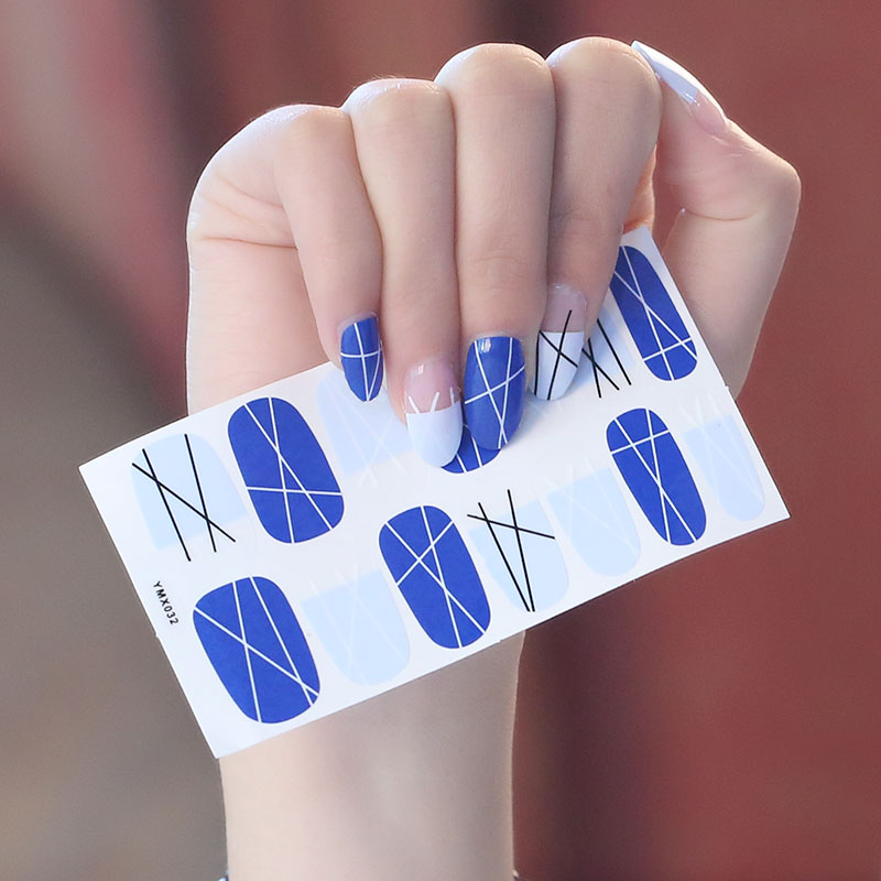 Waterproof nail stickers