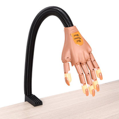 Manicure practice hand activity prosthetic hand