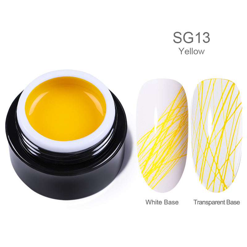 Nail drawing glue and carving nail oil glue