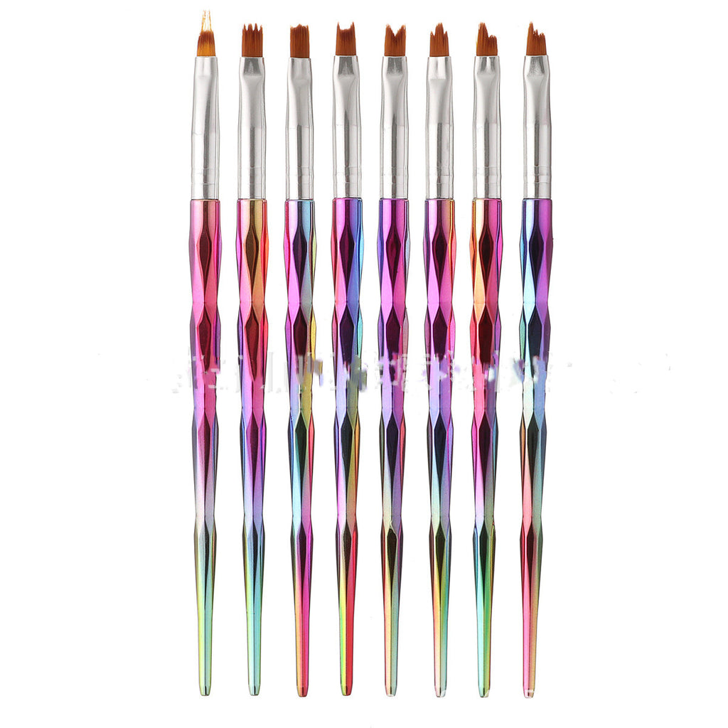 Colorful pen barrel nail flower pen