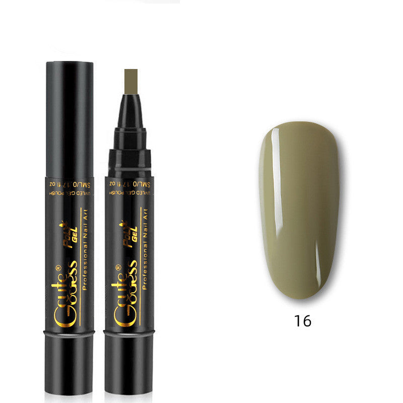3-in-1 Nail Glue Pen Flash One-step Glue Phototherapy Plastic