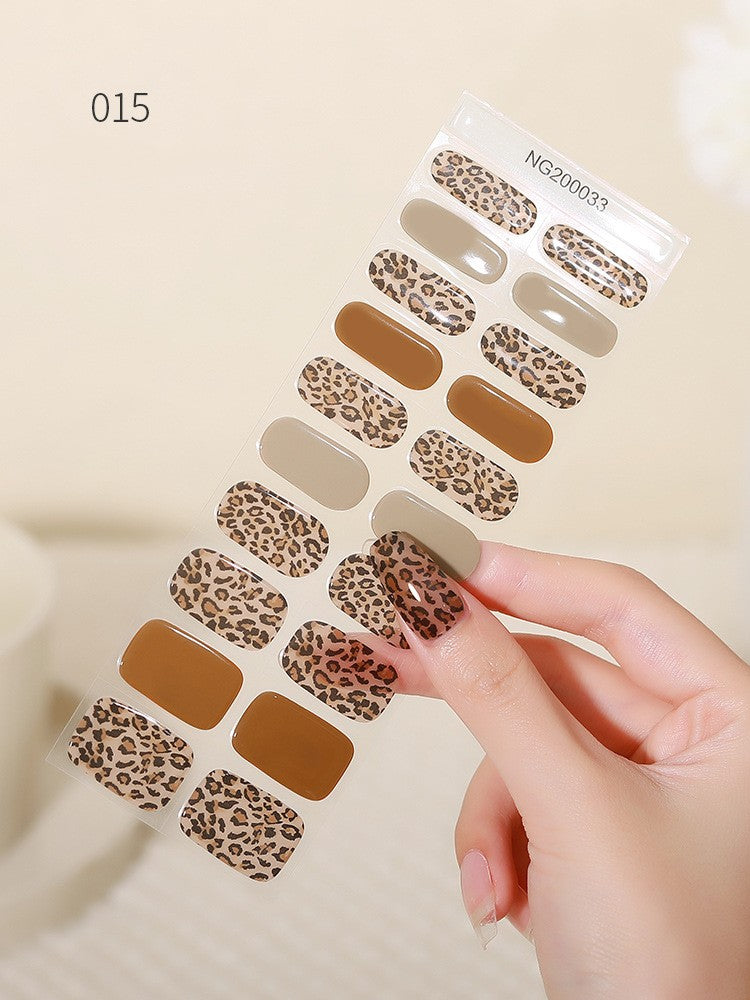 Nail Stickers Gel UV Polish Finished Wearable Phototherapy 3d Nail Patch Detachable