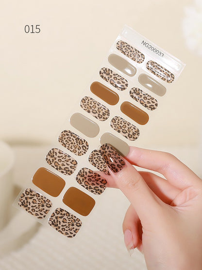 Nail Stickers Gel UV Polish Finished Wearable Phototherapy 3d Nail Patch Detachable