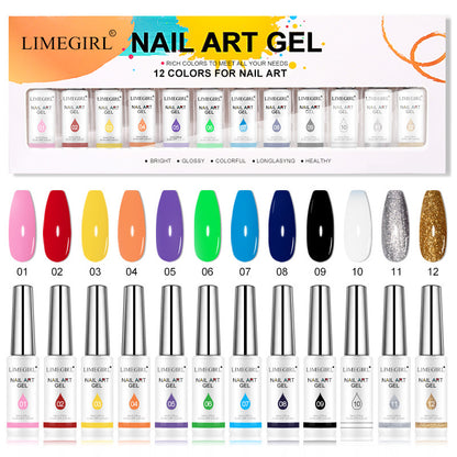 Nail Art Drawing Glue Phototherapy Painted Glue Spray Paint