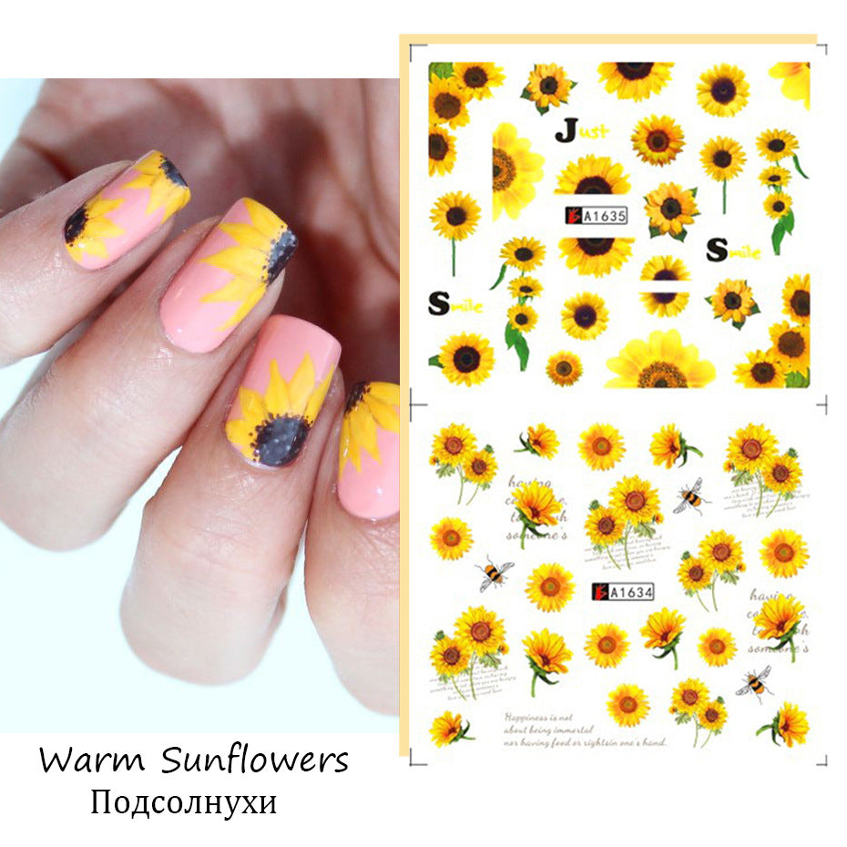 Beauty Watermark Stickers Ins Summer Little Golden Yellow