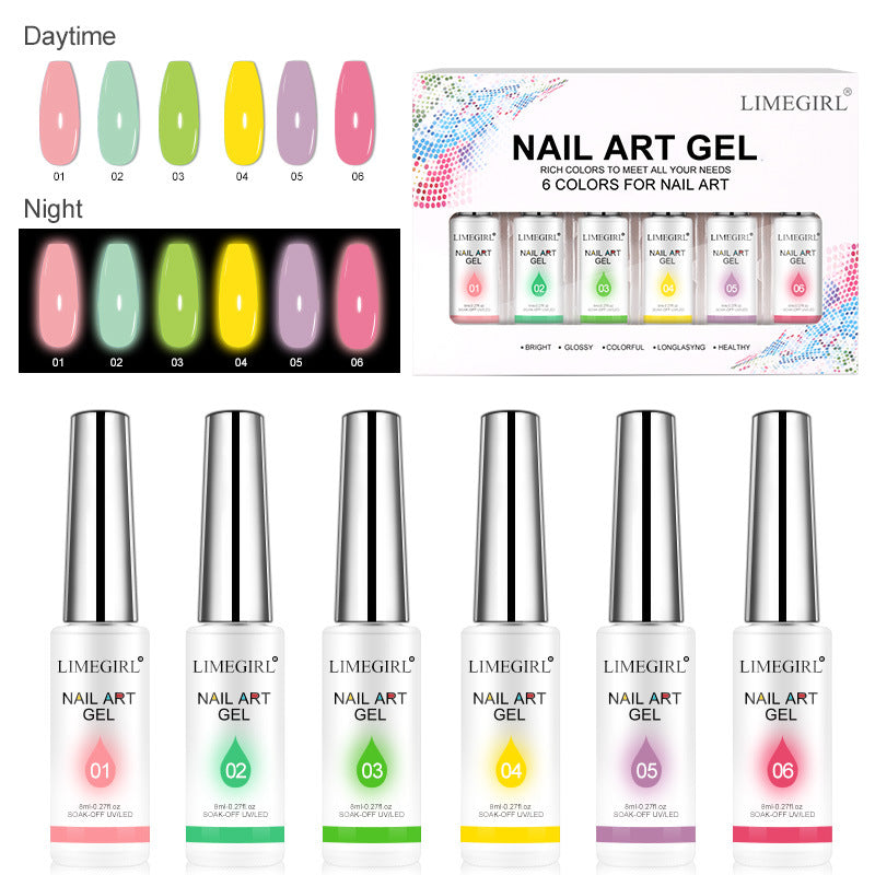 Nail Art Drawing Glue Phototherapy Painted Glue Spray Paint