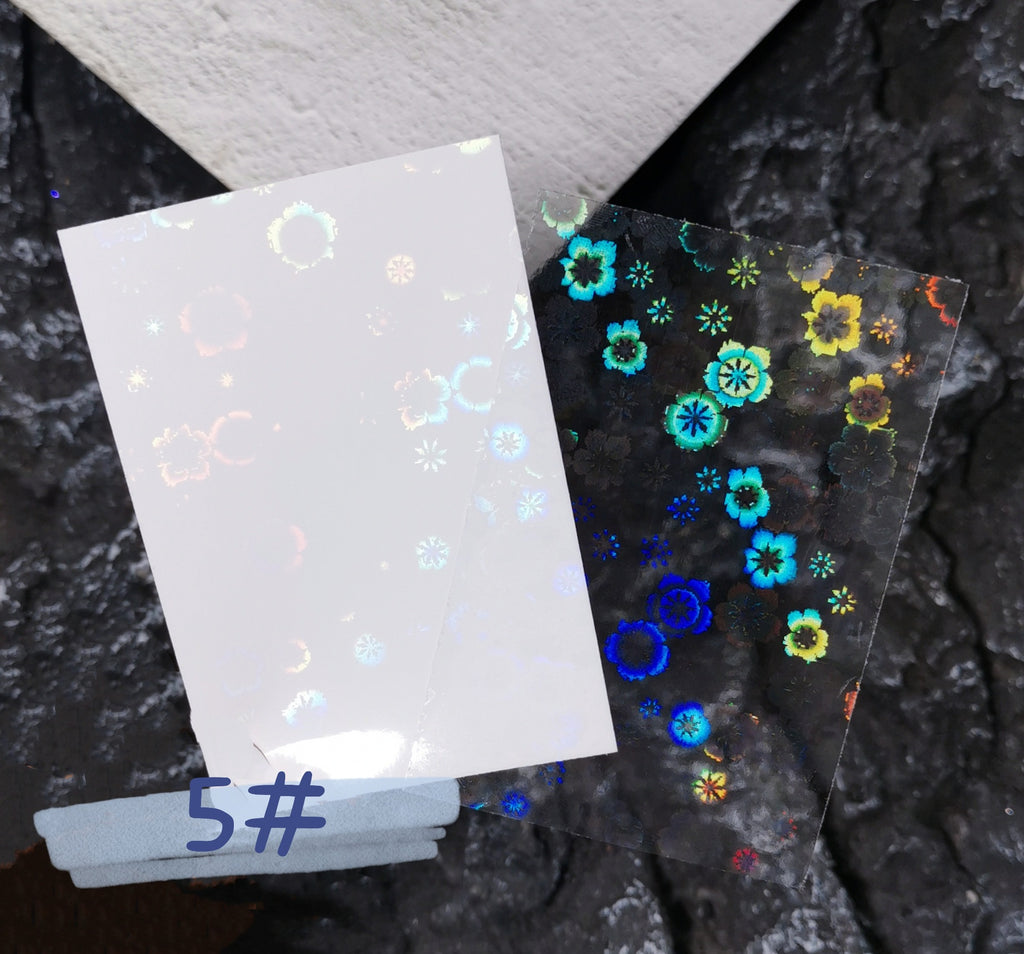 Fashion Simple Nail Art Love Laser Sticker