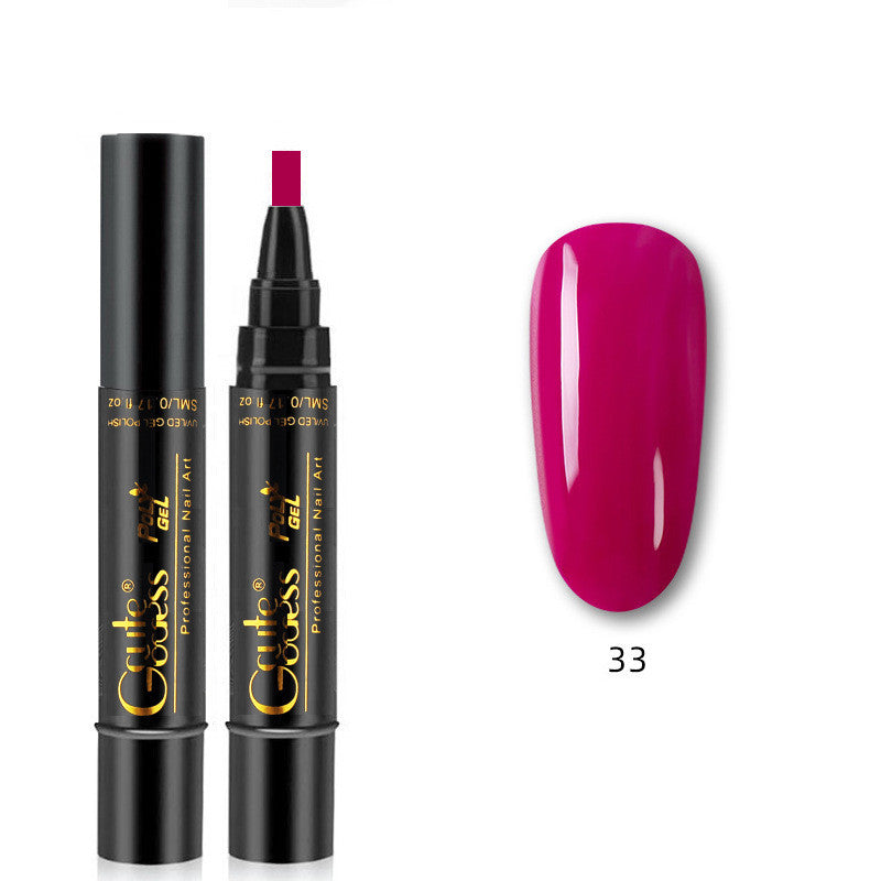 3-in-1 Nail Glue Pen Flash One-step Glue Phototherapy Plastic