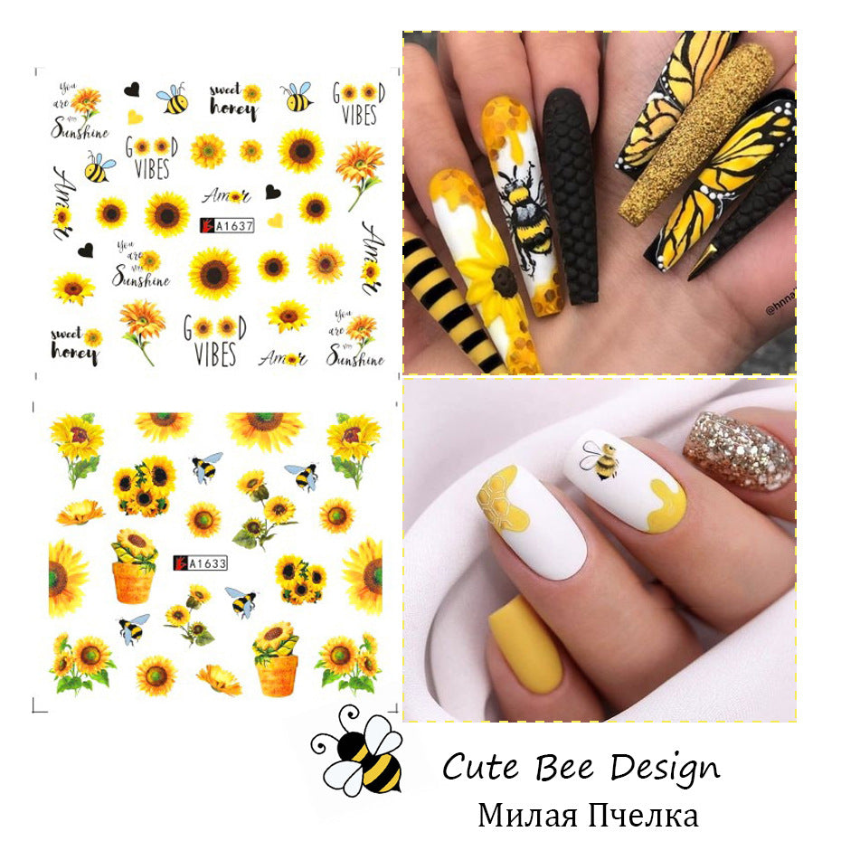 Beauty Watermark Stickers Ins Summer Little Golden Yellow
