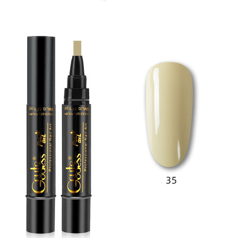 3-in-1 Nail Glue Pen Flash One-step Glue Phototherapy Plastic