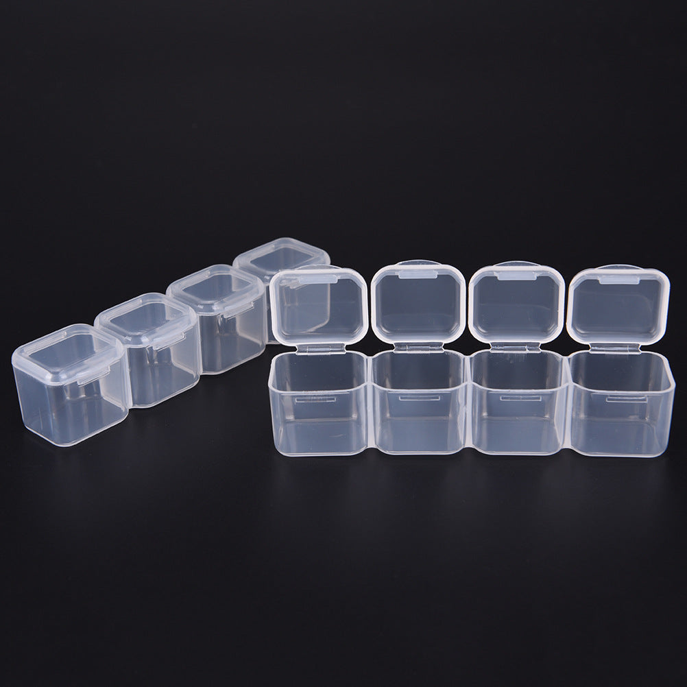 28 grid box transparent jewelry box