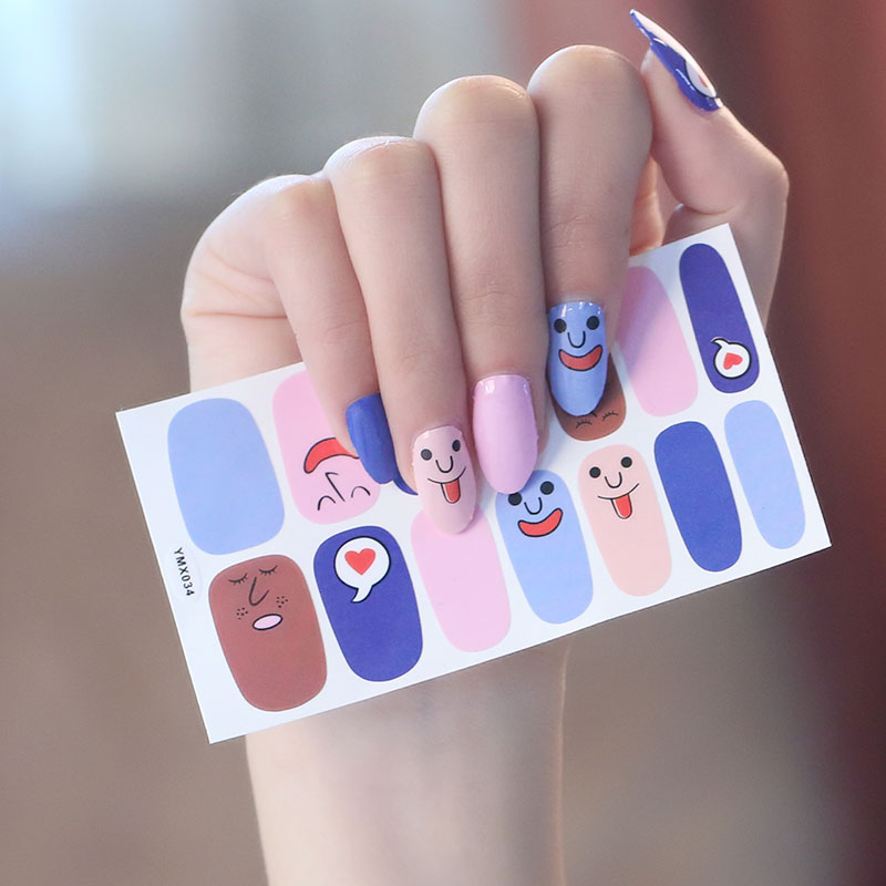 Waterproof nail stickers