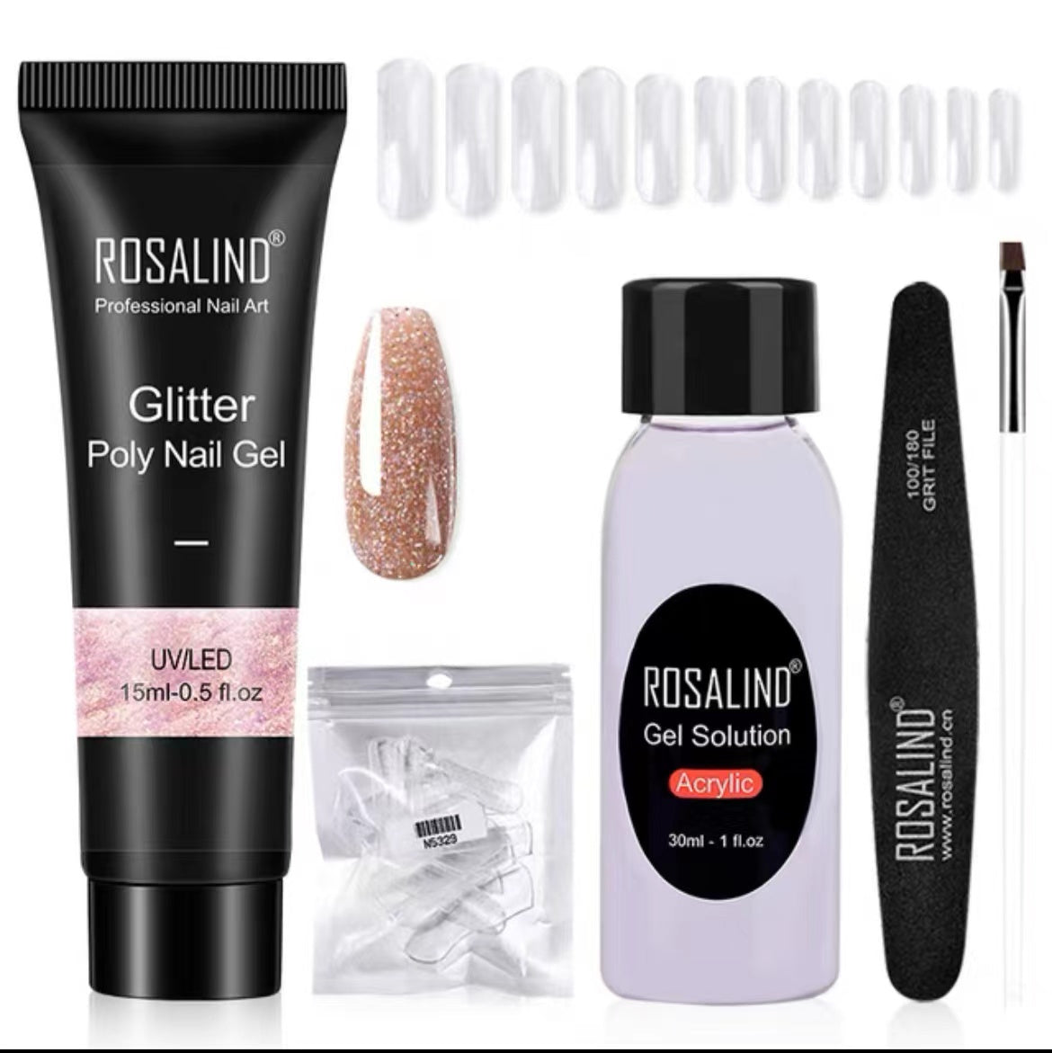 Extension Gel Polish Kit For Manicure Poly Nail Gel Set For