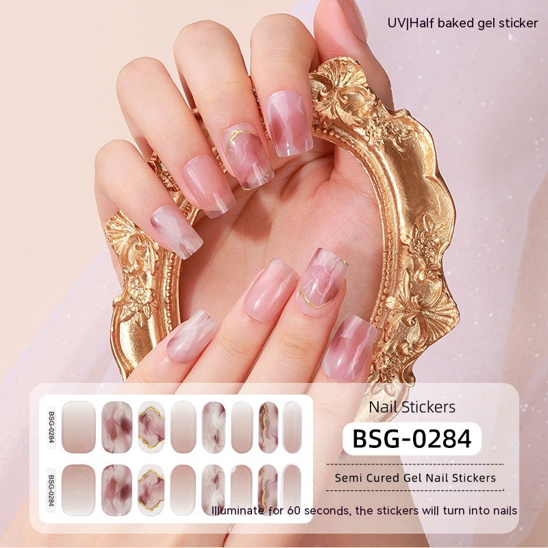 Semi-curing Gel Nail Sticker Gel Beauty