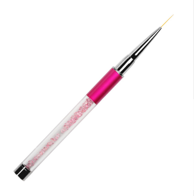 Manicure tool crystal engraved phototherapy pen Painted drawing line gradient point flower pen