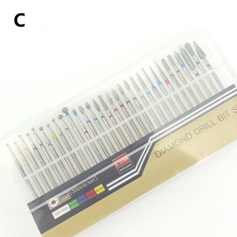 30pcs alloy grinding head diamond polishing tool set