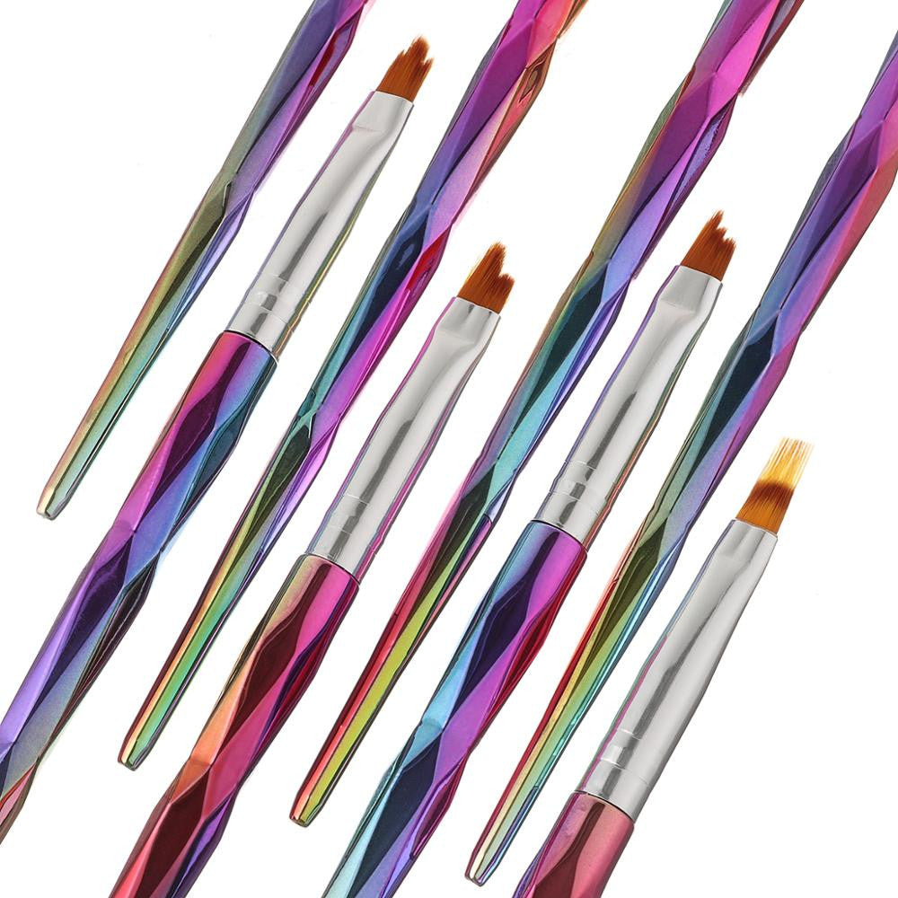 Colorful pen barrel nail flower pen