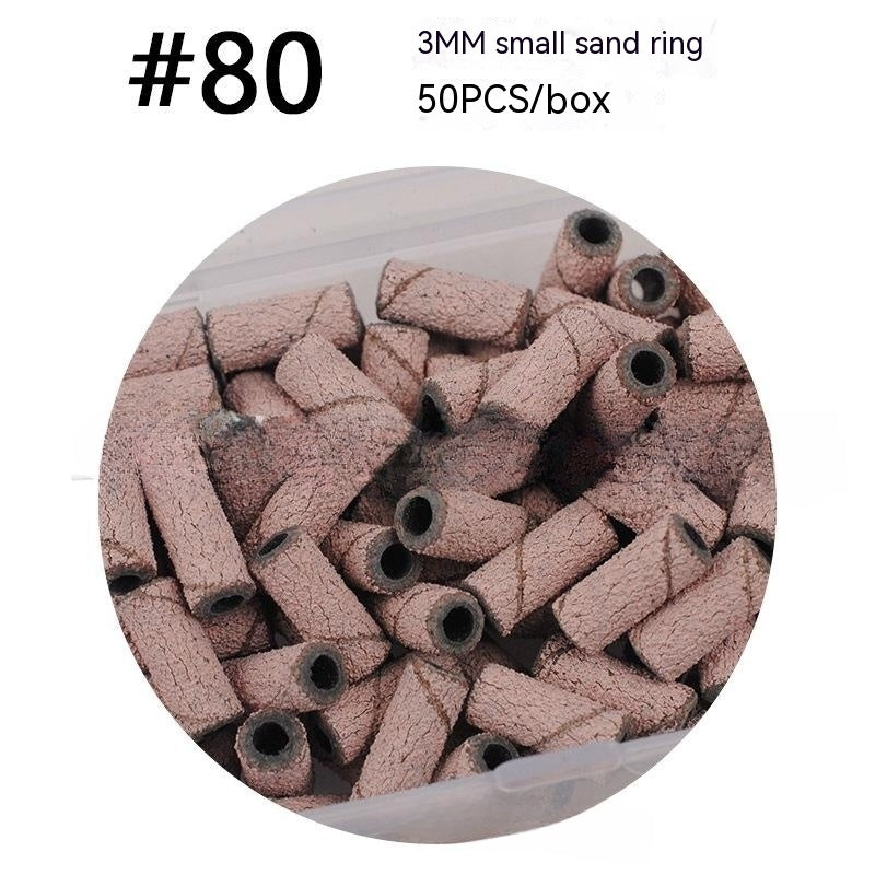 3mm Color Mini Nail Polishing Exfoliating Sand Ring