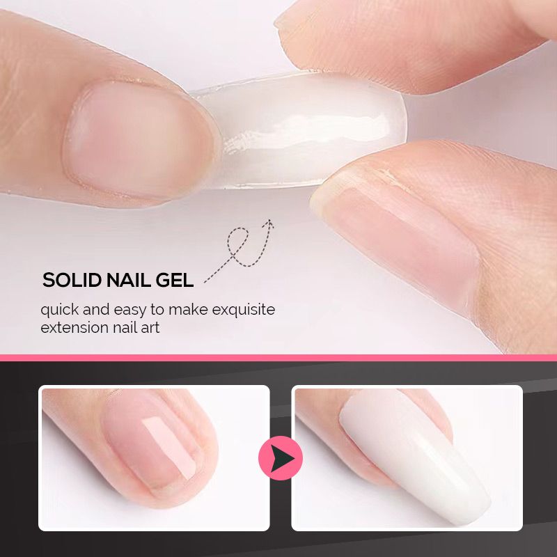 New Nail Art Non-stick Hand Extension Glue Solid Model