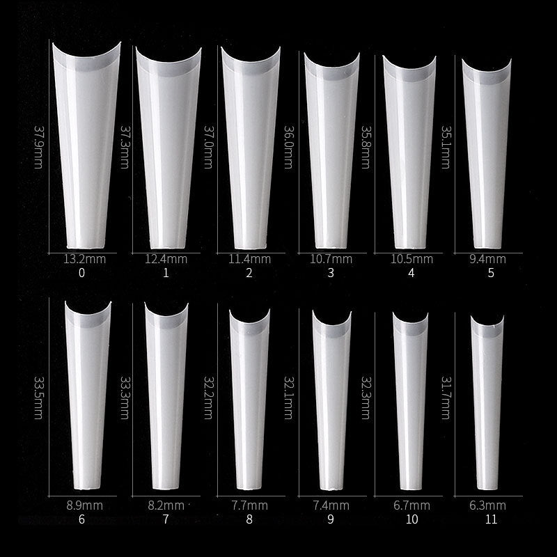 Flat-head French Nail Nail Strips 504 Piecesre