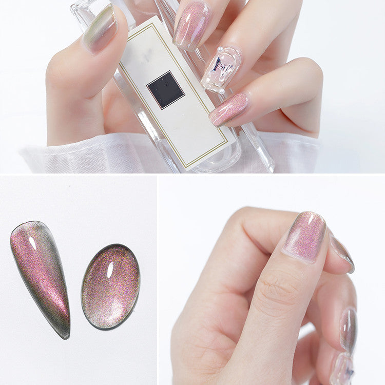 Milk tea spar cat eye nail polish 7ml