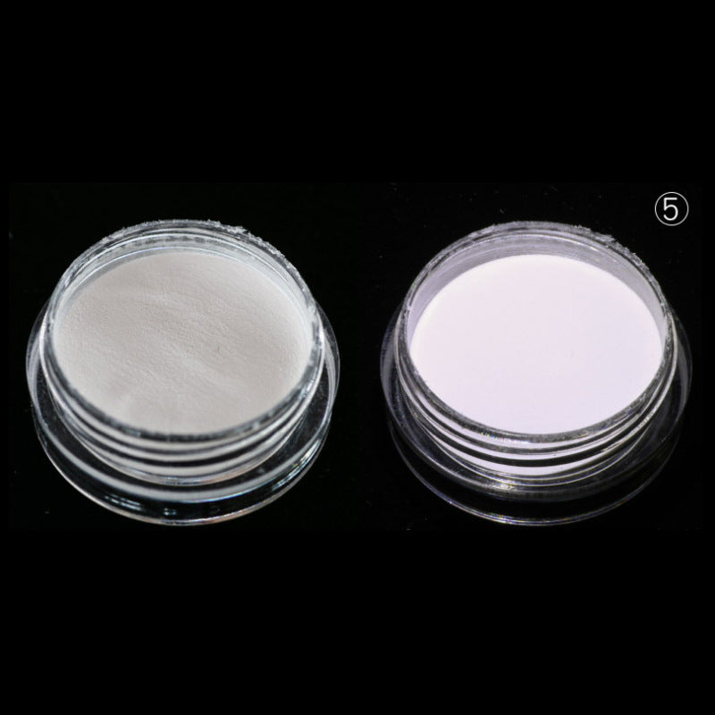 12 Colors Nail Art Luminous Powder Magic Mirror Effect Powder Nail Fluorescent Powder