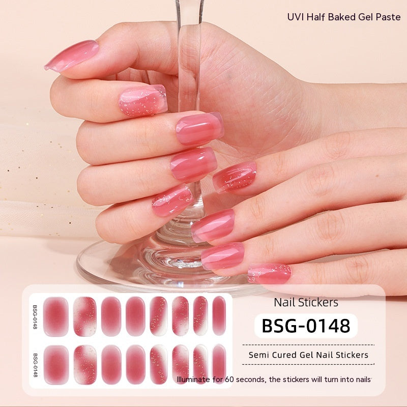 Semi-curing Gel Nail Sticker Gel Beauty