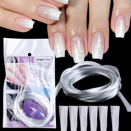 Nail lengthening fiber