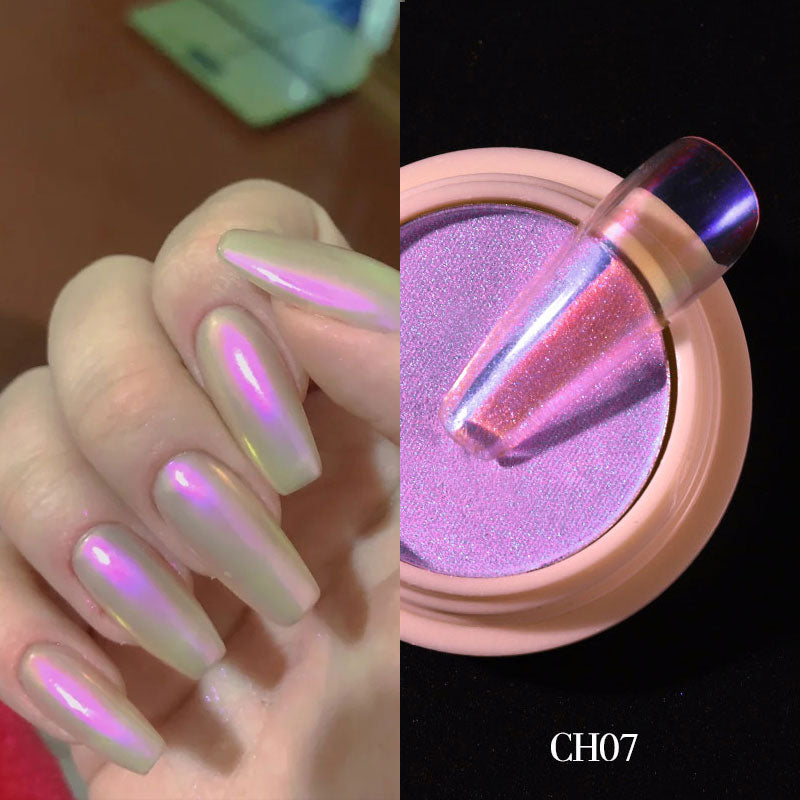 Nail solid powder Symphony mirror powder