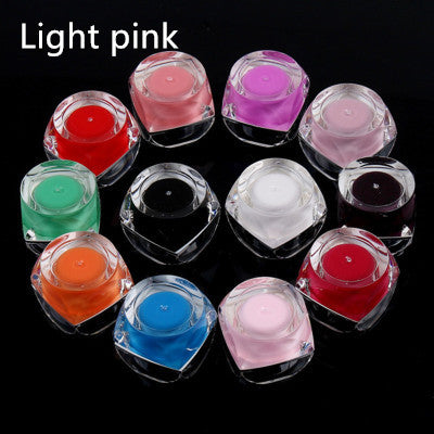 Special solid color phototherapy gel for nail phototherapy nail